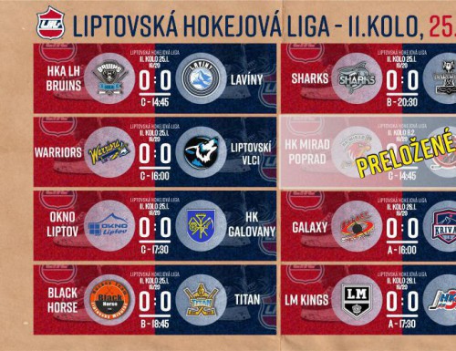 11. kolo LHL 2019/2020 - výsledky